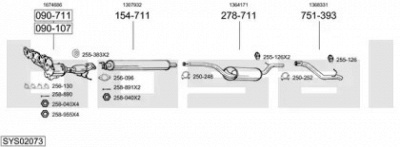 BOSAL sys02073 -