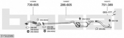 BOSAL sys02089 -
