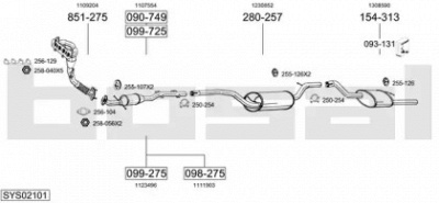 BOSAL sys02101 -