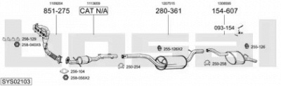 BOSAL sys02103 -
