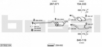 BOSAL sys02104 -