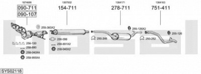 BOSAL sys02118 -
