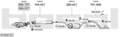 BOSAL sys02123 -