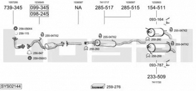 BOSAL sys02144 -