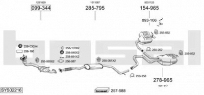 BOSAL sys02216 -