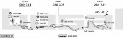 BOSAL sys02218 -