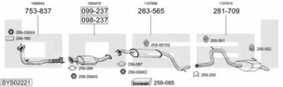 BOSAL sys02221 -