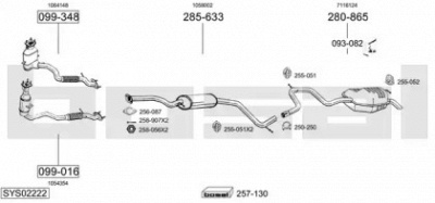BOSAL sys02222 -