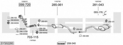 BOSAL sys02260 -  