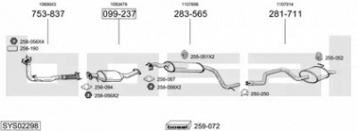 BOSAL sys02298 -  