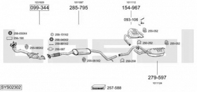 BOSAL sys02302 -