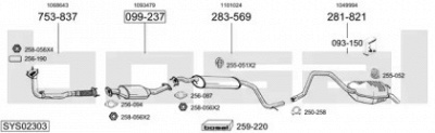 BOSAL sys02303 -