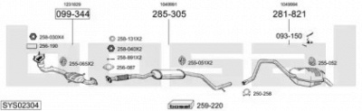BOSAL sys02304 -