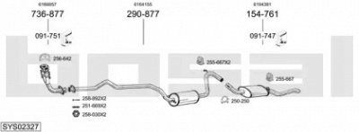 BOSAL sys02327 -  