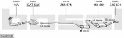 BOSAL sys02334 -