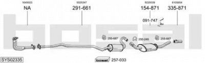 BOSAL sys02335 -