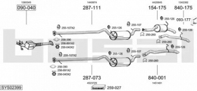 BOSAL sys02399 -