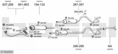 BOSAL sys02555 -  