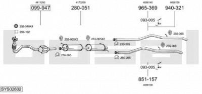 BOSAL sys02602 -