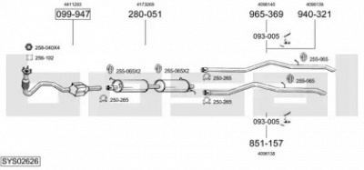 BOSAL sys02626 -