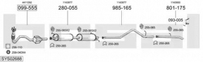BOSAL sys02688 -