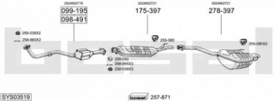 BOSAL sys03519 -