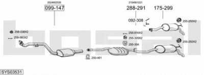 BOSAL sys03531 -