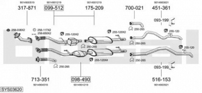 BOSAL sys03620 -