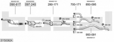 BOSAL sys03624 -  