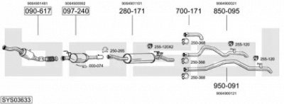 BOSAL sys03633 -  