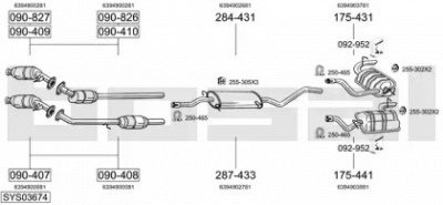 BOSAL sys03674 -