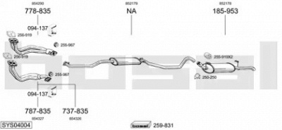 BOSAL sys04004 -  