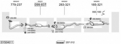 BOSAL sys04011 -