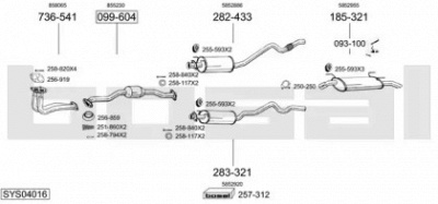 BOSAL sys04016 -