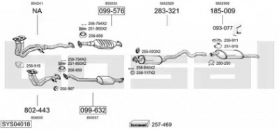 BOSAL sys04018 -