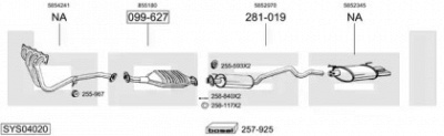 BOSAL sys04020 -  
