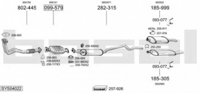 BOSAL sys04022 -