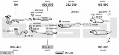 BOSAL sys04037 -