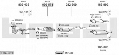 BOSAL sys04040 -