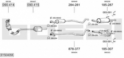 BOSAL sys04058 -