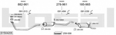 BOSAL sys04205 -