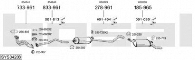 BOSAL sys04208 -
