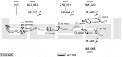 BOSAL sys04209 -