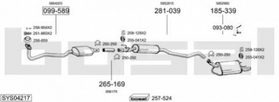 BOSAL sys04217 -