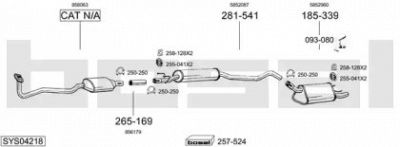BOSAL sys04218 -