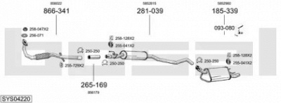 BOSAL sys04220 -