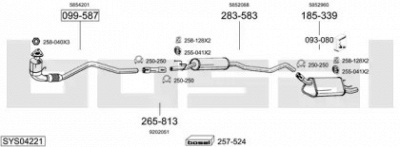 BOSAL sys04221 -  