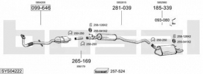 BOSAL sys04222 -  