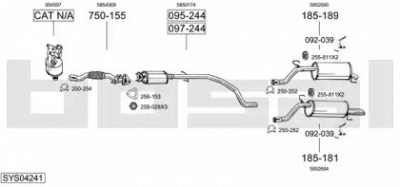 BOSAL sys04241 -