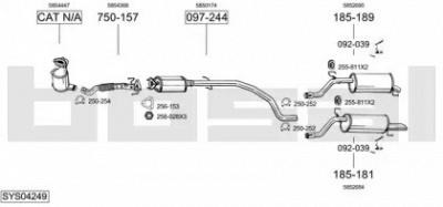 BOSAL sys04249 -
